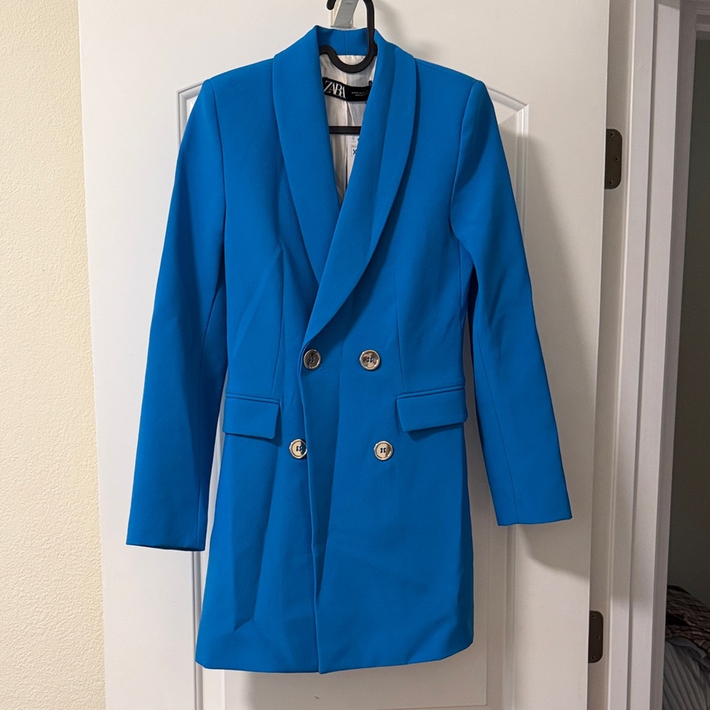 Zara Bright Blue Blazer